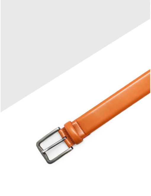 Tan & Orange Leather Belt LB4.5