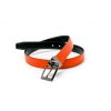 Orange / Navy Reversible Leather Belt LBR13.5
