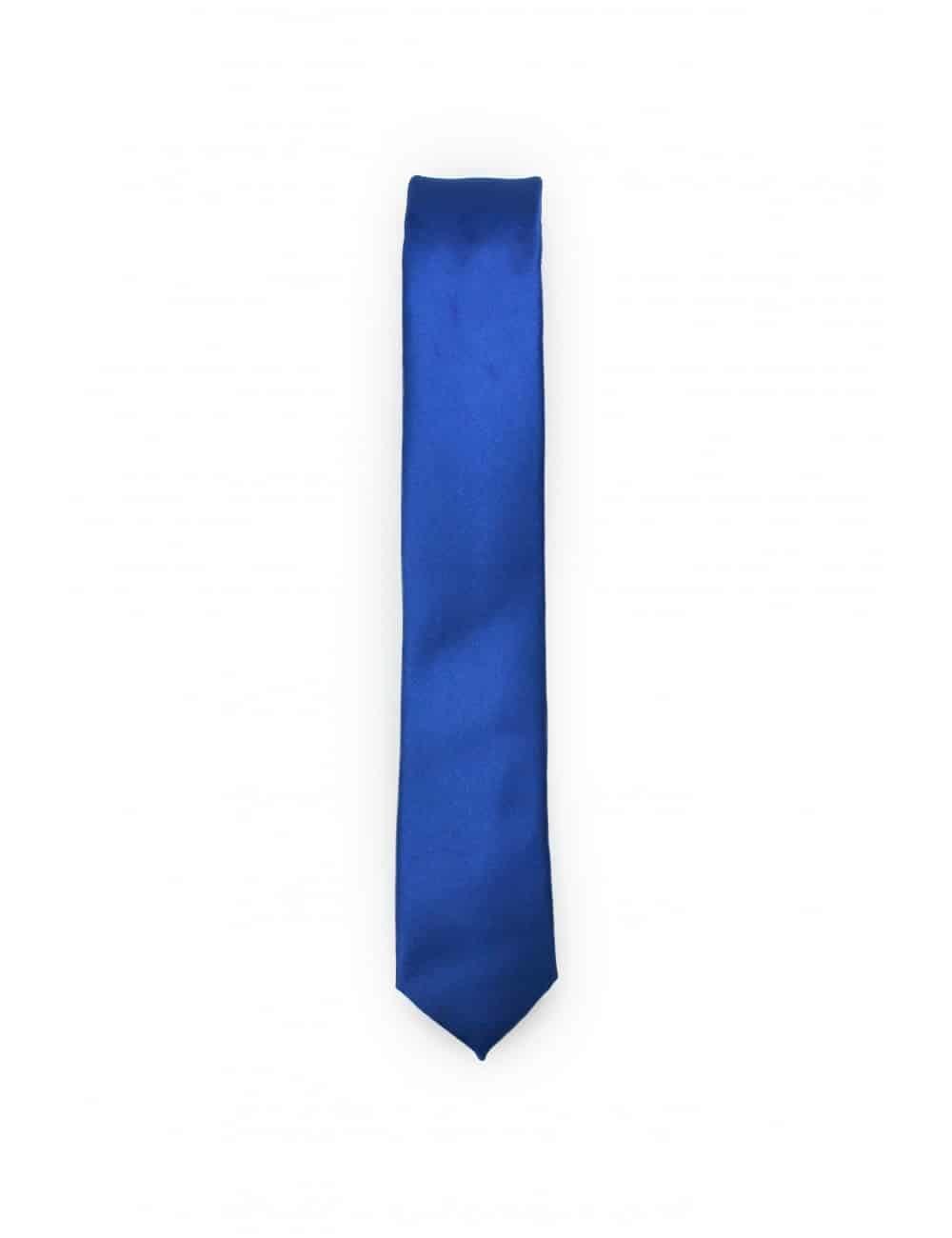 Solid Blue Flash Woven Necktie NT26.7