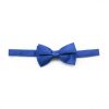 Solid Imperial Blue Woven Bowtie WBT8.5