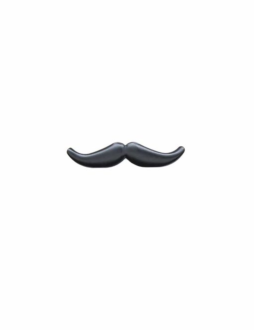Black Moustache Tie Clip TC3601-005