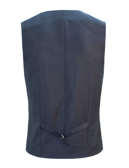 Tailored Fit Grey Double Breasted Vest V2V1.1