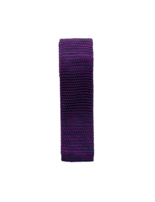 Purple Mixed Knitted Necktie KNT78.8
