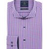 Tailored Fit Pink/ White/ Navy Checks Eco-ol Bamboo Long Sleeve Shirt TF1C9.9