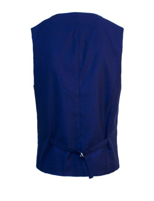 Tailored Fit Dark Blue Single Breasted Vest V1V3.2