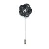 Gunmetal Floral Lapel Pin LP44.7