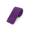 Solid Bright Purple Knitted Necktie KNT71.8
