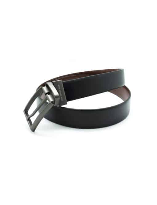 Black / Brown Reversible Leather Belt LBR14.8