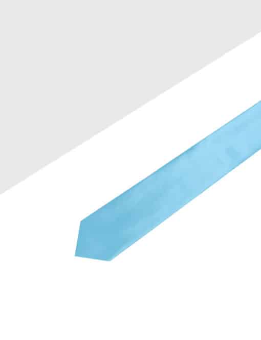 Solid Vivid Blue Woven Necktie NT13.9
