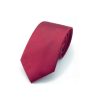 Solid Red Woven Necktie NT16.4