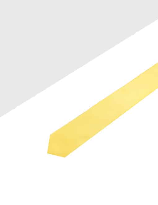 Solid Yolk Yellow Woven Necktie NT4.4