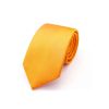 Solid Orange Ochre Woven Necktie NT5.4