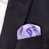 Solid Lilac Woven Pocket Square PSQ21.7