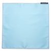 Solid Canal Blue Woven Pocket Square PSQ33.9