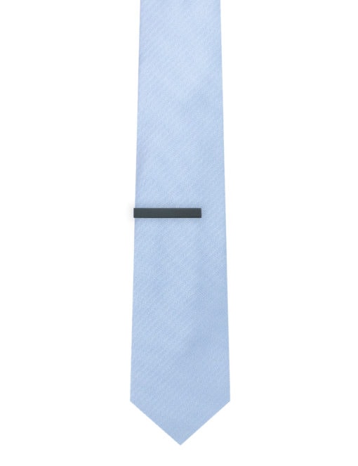 1.50" Solid Black Classic Tie Clip TC0101-033B