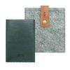 Dark Olive Green 100% Genuine Top Grain Leather Card & Money Holder SLG8.NOB1