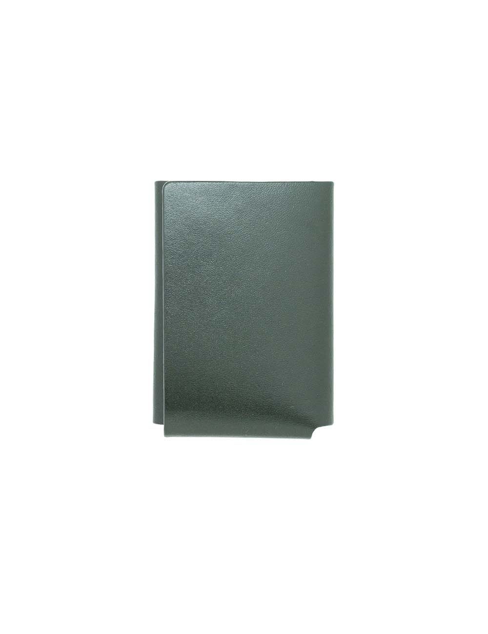 Dark Olive Green 100% Genuine Top Grain Leather Money Fold SLG6.NOB1