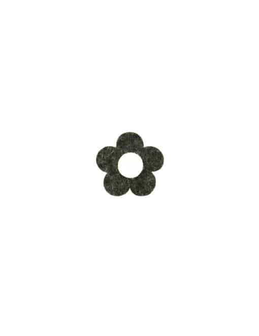 Dark Grey 3 Tier Floral Lapel Pin LP21.10