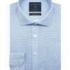 Tailored Fit White with Blue Print Eco-ol Bamboo Shirt TF1A5.18