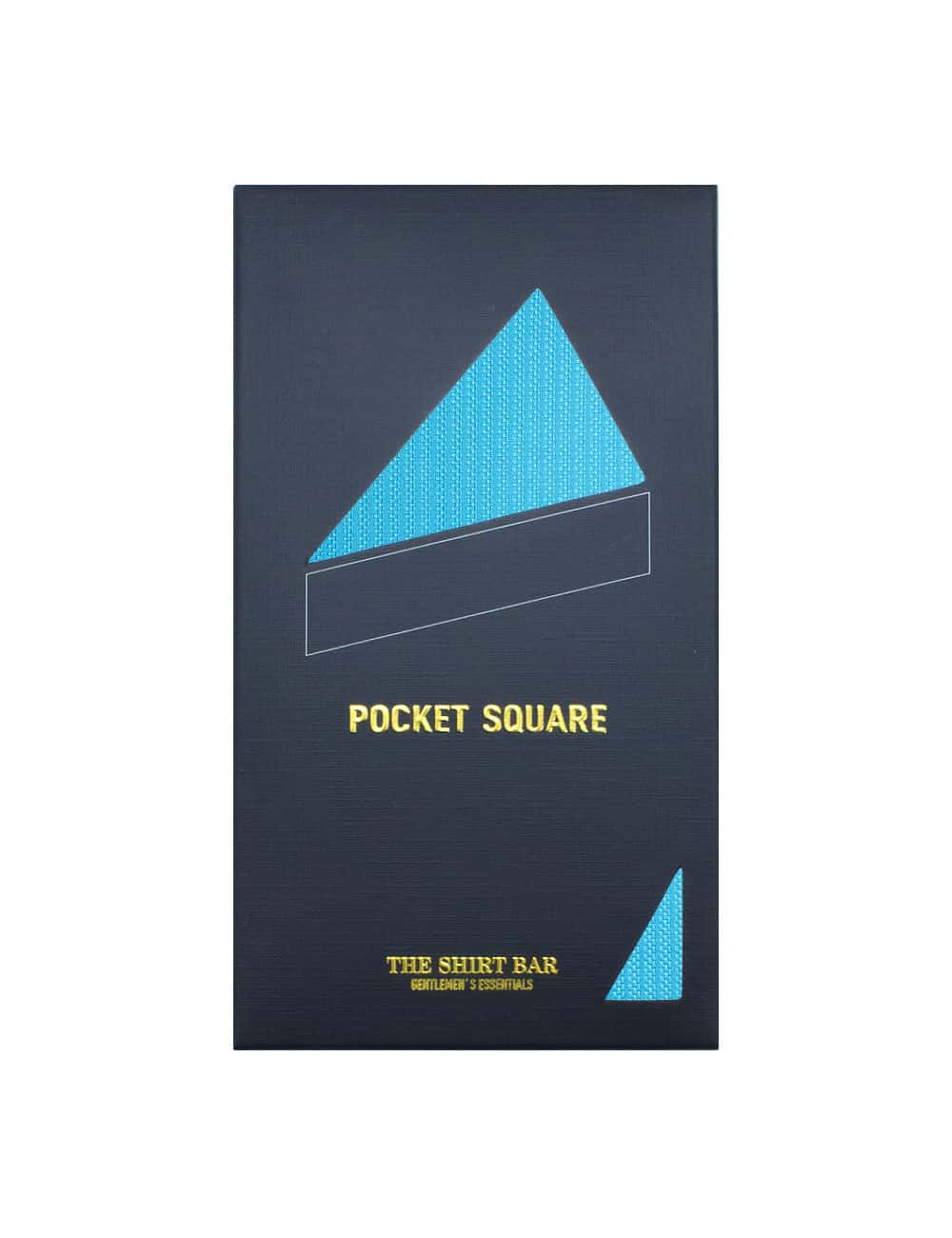 Bright Blue Dobby Woven Pocket Square PSQ57.9
