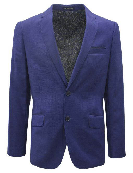Navy Premium Wool Super 120s Slim/Tailored Fit Suit Set - SS11.3