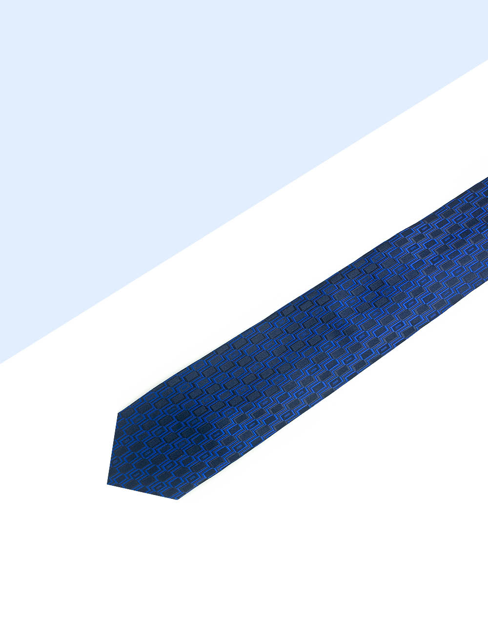 Deep Blue Necktie/ Lapel Pin/ Pocket Square Gift Set - AGS09NLP.2