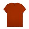 Dark Orange Premium Cotton Stretch Crew Neck Slim Fit T-Shirt- TS1A14.4